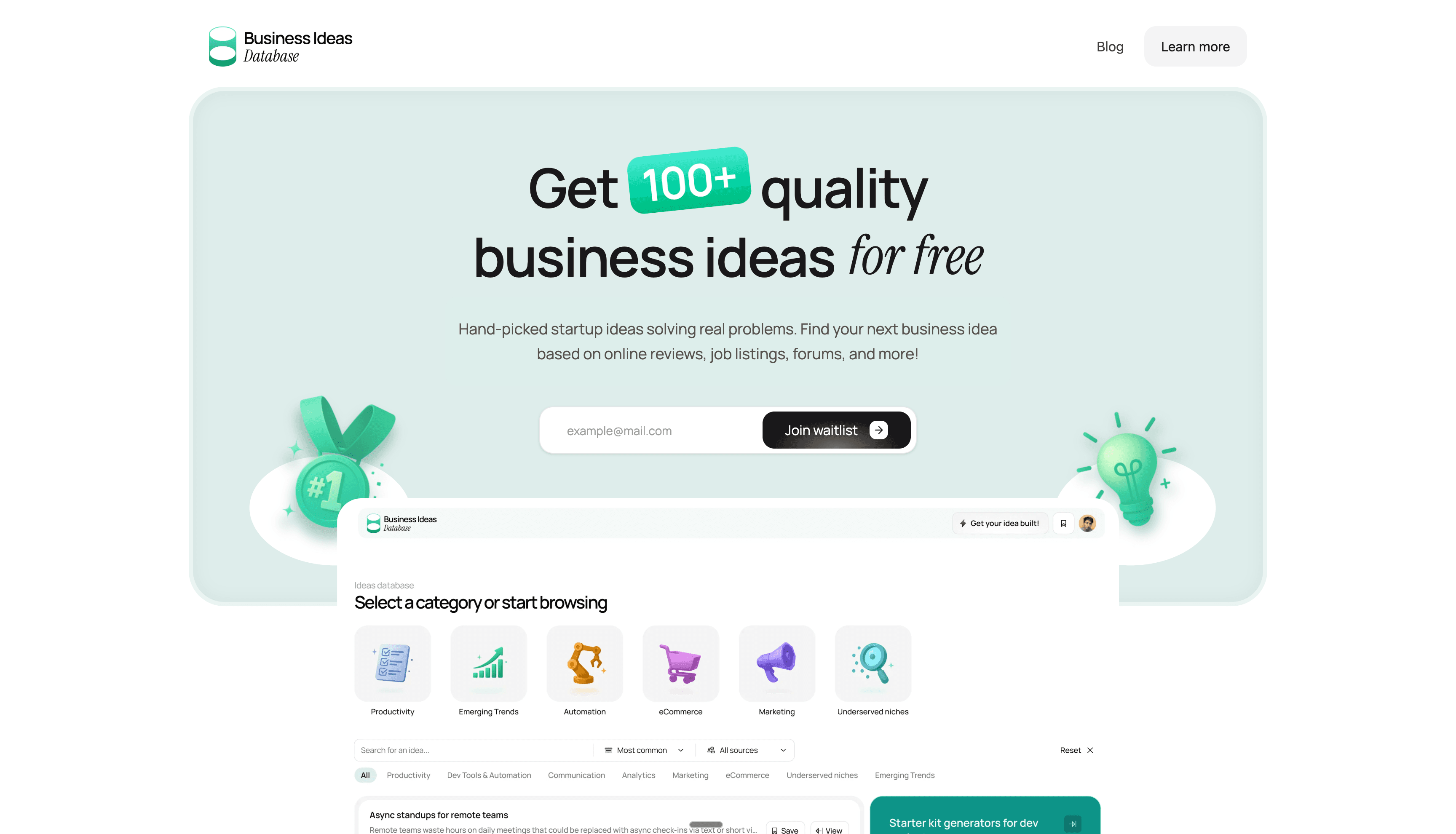 BusinessIdeasDB